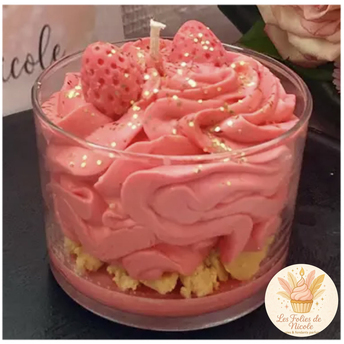 New Wild Strawberry Candle by Les Folies de Nicole