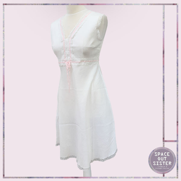 Vintage Short White Nightdress