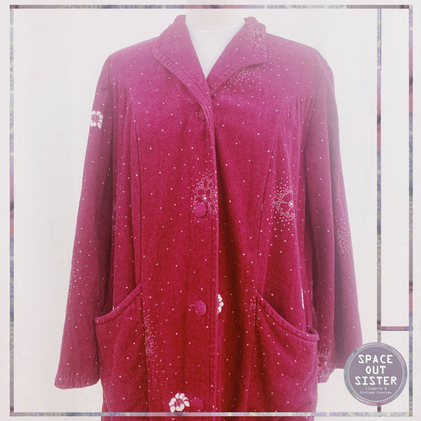 Vintage Vossen Cerise Robe