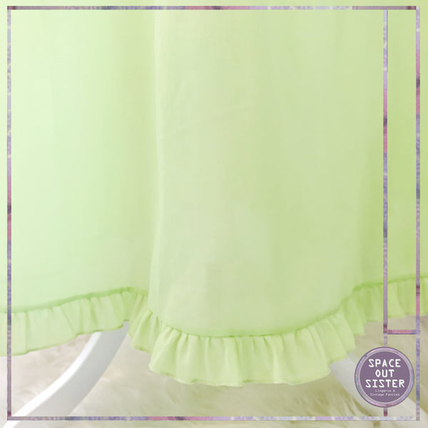 Vintage Rosch Lime Green Nightdress