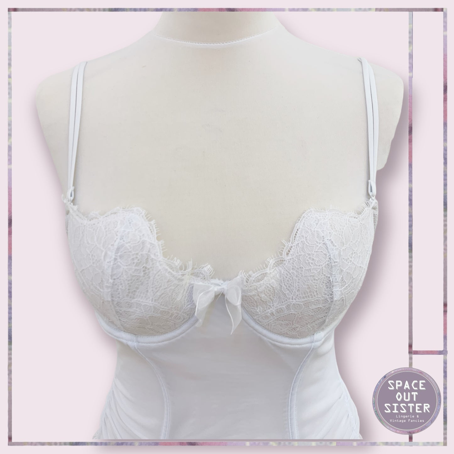 Charlotte White Bustier