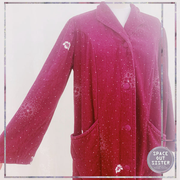 Vintage Vossen Cerise Robe