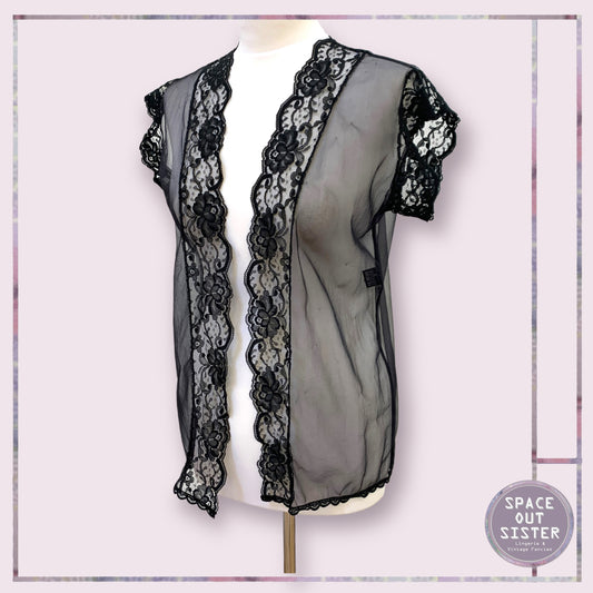 Midnight Hour Sheer Bed Jacket