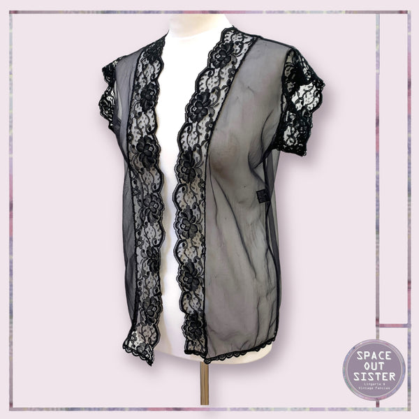 Midnight Hour Sheer Bed Jacket